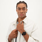 Hugo #ICON 3H Mens Watch with Black Dial and Black Strap 1530436