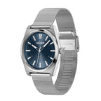 Hugo #Ark Mens Watch with Blue Dial and Silver Strap 1530439
