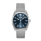 Hugo #Ark Mens Watch with Blue Dial and Silver Strap 1530439