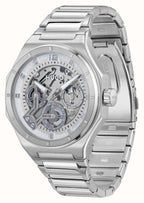 Hugo Mens Watch with Silver Dial and Silver Strap 1530377