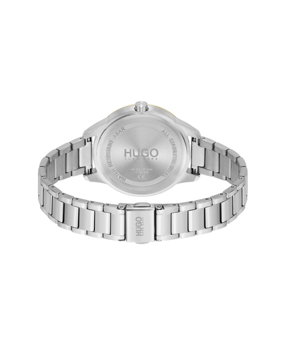 HUGO Ladies Watch with Silver Dial and Silver Strap 1540090