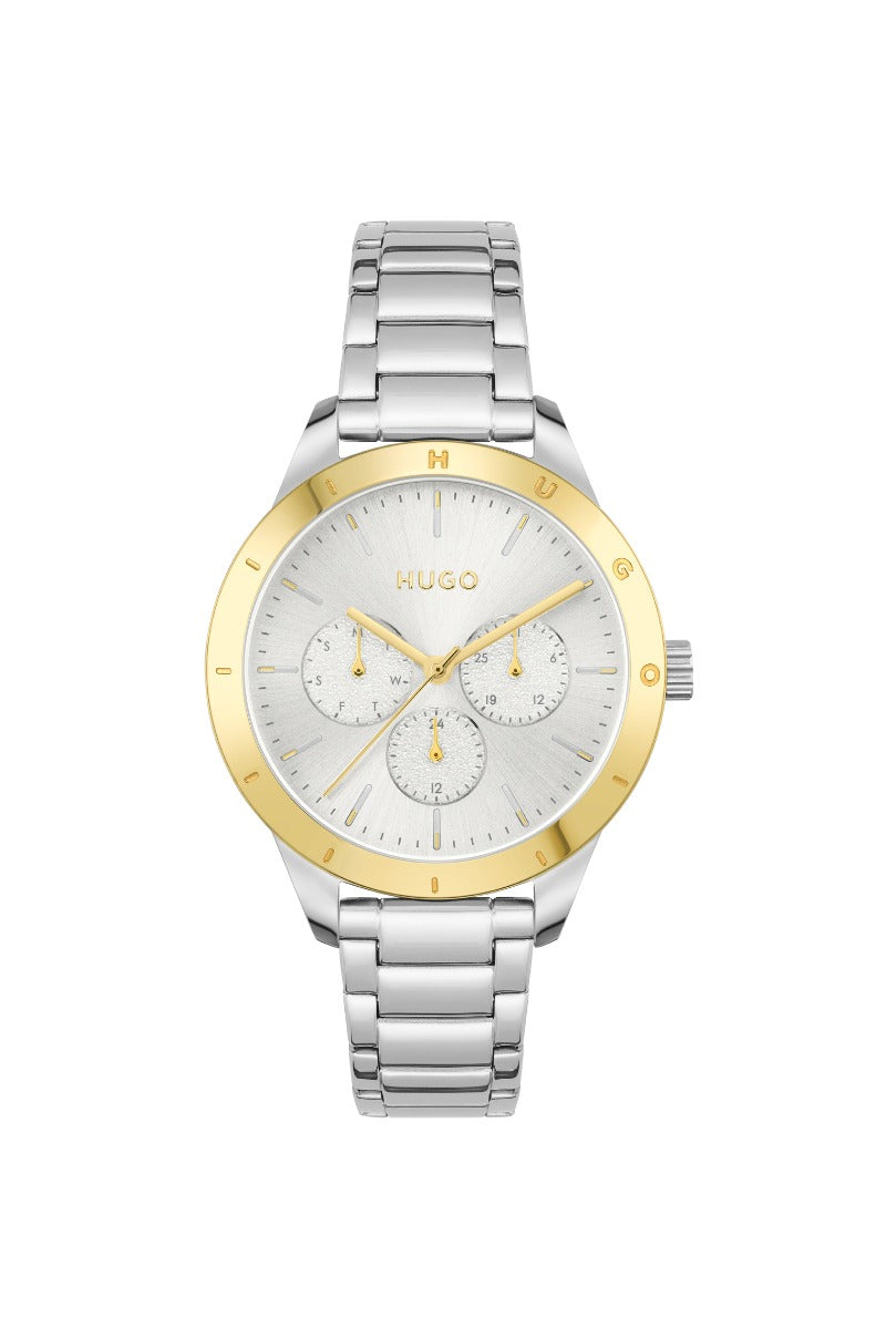 HUGO Ladies Watch with Silver Dial and Silver Strap 1540090