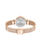 HUGO Ladies Watch with Purple Dial and Rose Gold Strap 1540128
