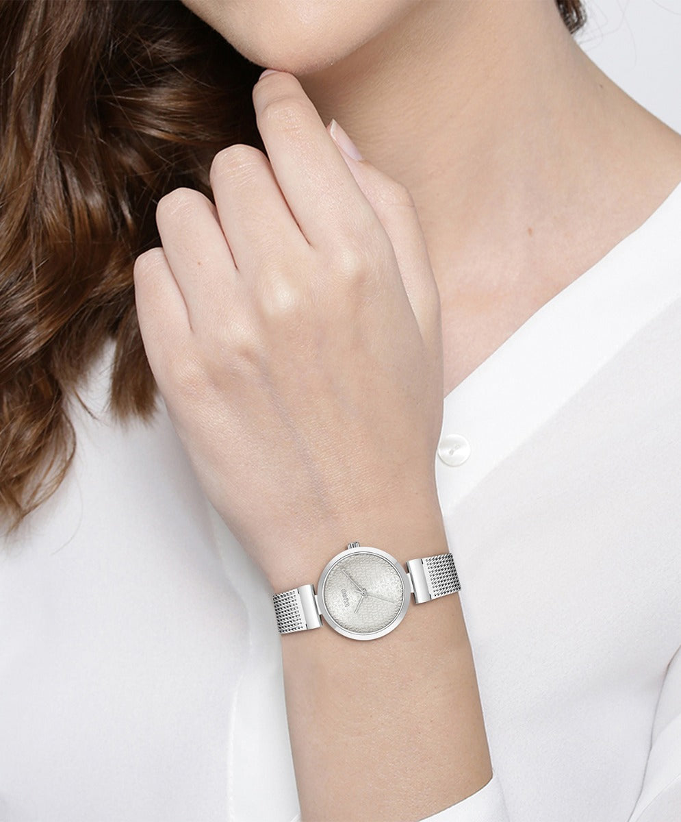 HUGO Ladies Watch with Silver Dial and Silver Strap 1540130