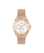 HUGO Ladies Watch with Silver Dial and Rose Gold Strap 1540161