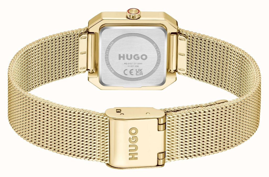 HUGO Hazel Ladies Watch with Gold Dial and Gold Strap 1540184