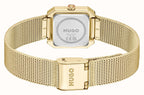 HUGO Hazel Ladies Watch with Gold Dial and Gold Strap 1540184