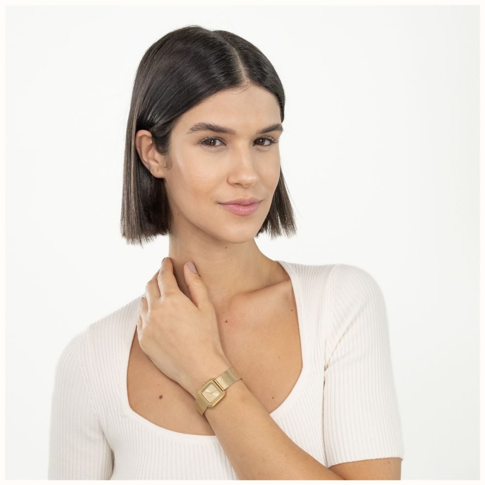 HUGO Hazel Ladies Watch with Gold Dial and Gold Strap 1540184