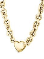 Boss Ladies Gold Stainless Steel Honey Love Necklace 1580637