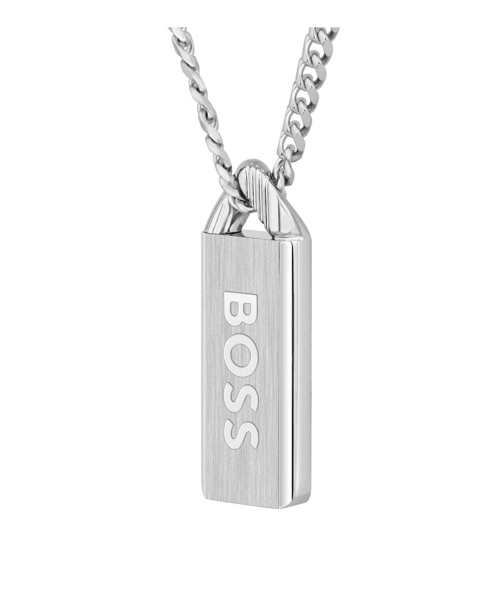 Boss Mens Stainless Steel Kassy Emblem Chain 1580677