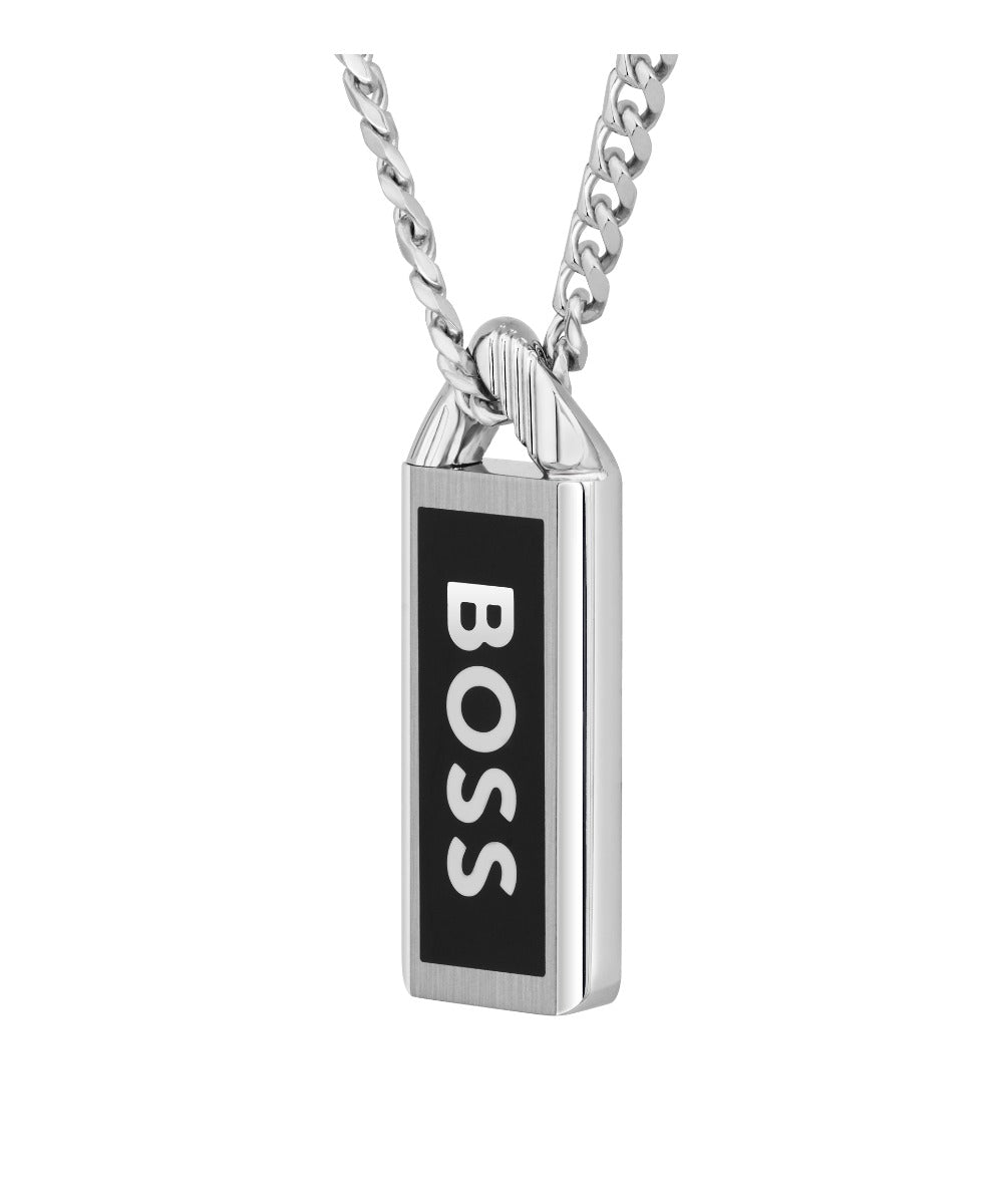 Boss Mens Stainless Steel Kassy Emblem Chain 1580677