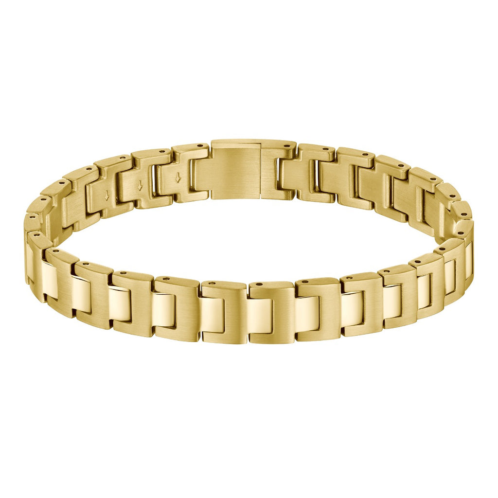 Boss Mens Gold Stainless Steel Candor Bracelet 1580753