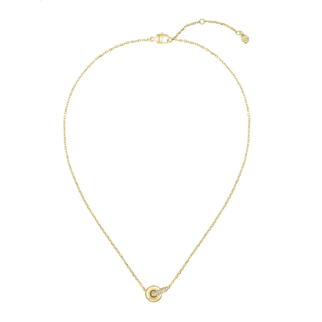 Boss Ladies Gold Stainless Steel Live Precious Necklace 1580755