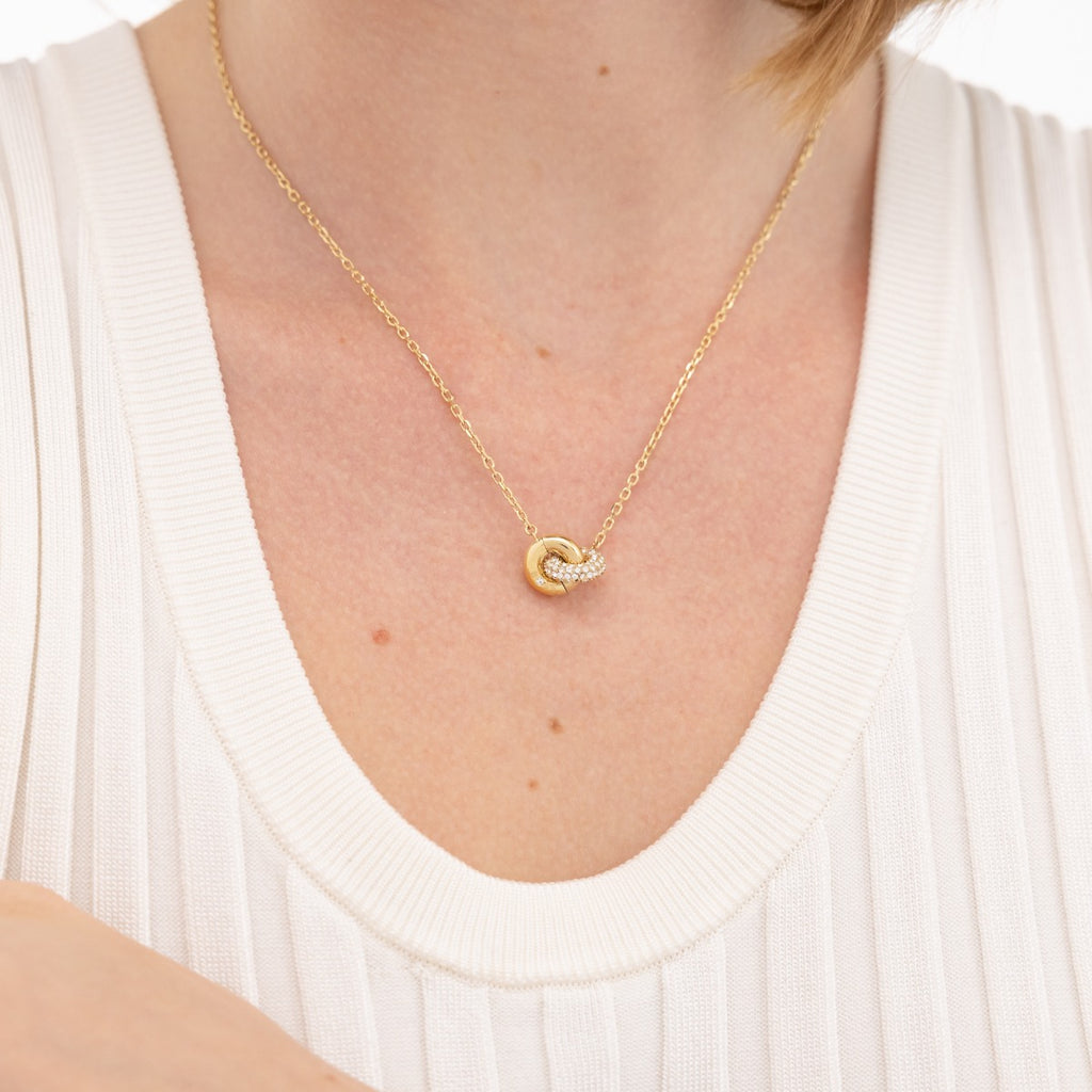 Boss Ladies Gold Stainless Steel Live Precious Necklace 1580755