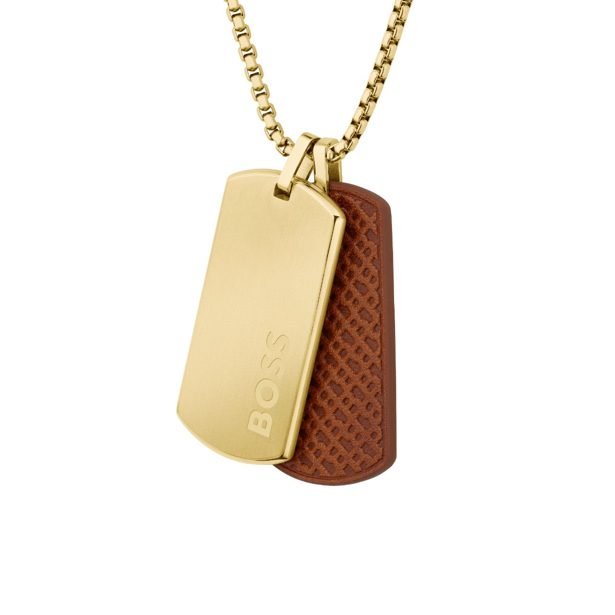 Boss Mens Gold Stainless Steel Devon Chain 1580835