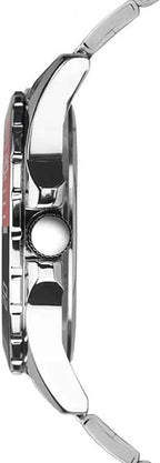 Sekonda Mens Watch with Black Dial and Stainless Steel Bracelet 1630