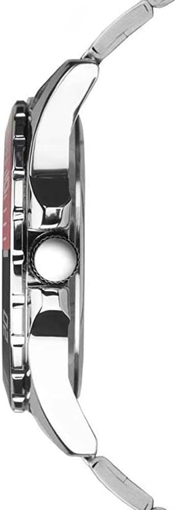 Sekonda Mens Watch with Black Dial and Stainless Steel Bracelet 1630