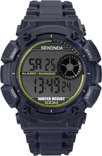 Sekonda Mens Digital Watch with Blue Resin Strap 1677E
