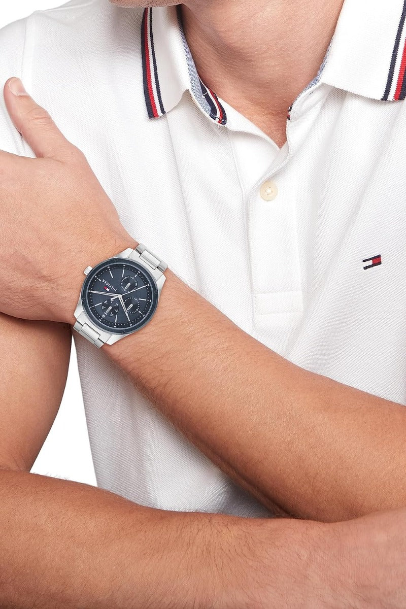 Tommy Hilfiger Tyler Mens Watch with Blue Dial 1710532