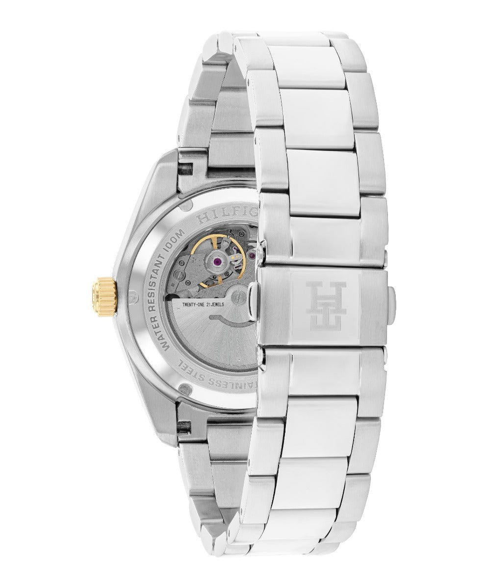 Tommy Hilfiger TH 85 Mens Automatic Watch with White Dial 1710551