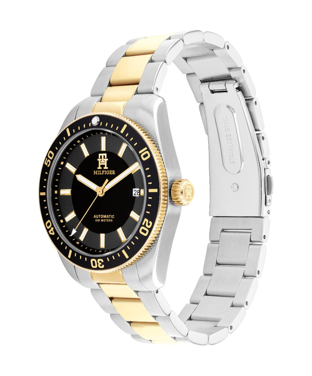 Tommy Hilfiger TH 85 Mens Automatic Watch with Black Dial 1710552