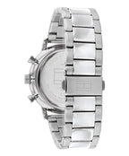 Tommy Hilfiger Legend Mens Watch with Blue Dial and Silver Strap 1710569