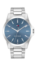 Tommy Hilfiger Bruce Mens Watch with Blue Dial and Silver Strap 1710670