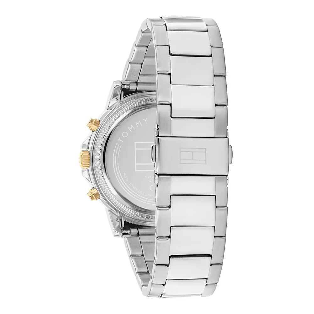 Tommy Hilfiger Stewart Mens Watch with Green Dial and Silver Bracelet 1710735