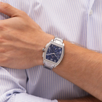 Tommy Hilfiger Th-Oxford Mens Watch with Blue Dial and Silver Strap 1710763