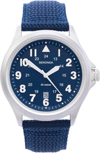 Sekonda Mens Watch with Blue Dial and Blue Nylon Strap 1715