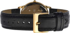 Sekonda Men's Watch with Black Dial and Black Leather Strap 1719