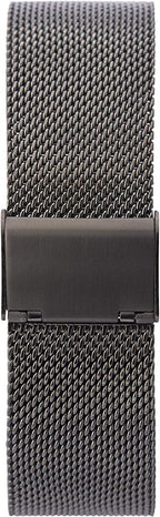 Gwylio Dynion Sekonda gyda Deial Glas a Strap Milanese Gunmetal 1728
