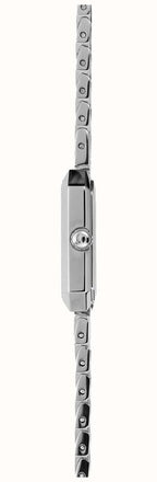 Herbelin Octogone Ladies Watch with Black Dial and Silver Bracelet 17446B49