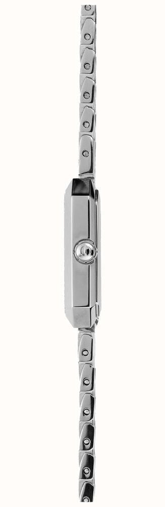 Herbelin Octogone Ladies Watch with Black Dial and Silver Bracelet 17446B49