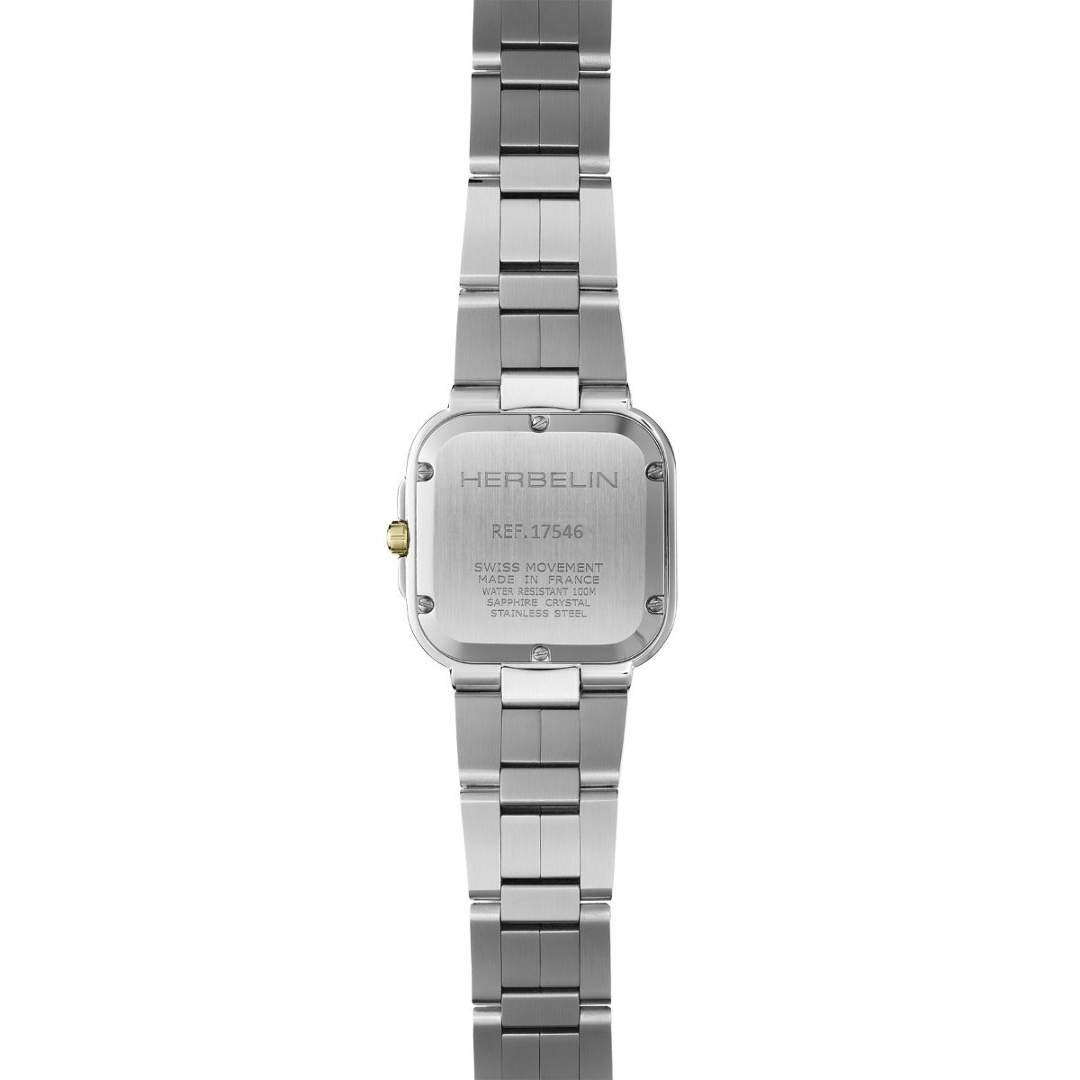 Herbelin Cap Camarat Ladies Watch with Mother of Pearl Dial and Two Tone Bracelet 17546BT1N89