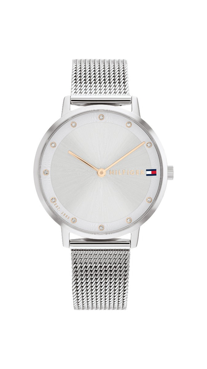 Tommy Hilfiger Pippa Gwylio i Fenywod gydag Wyneb Arian 1782665