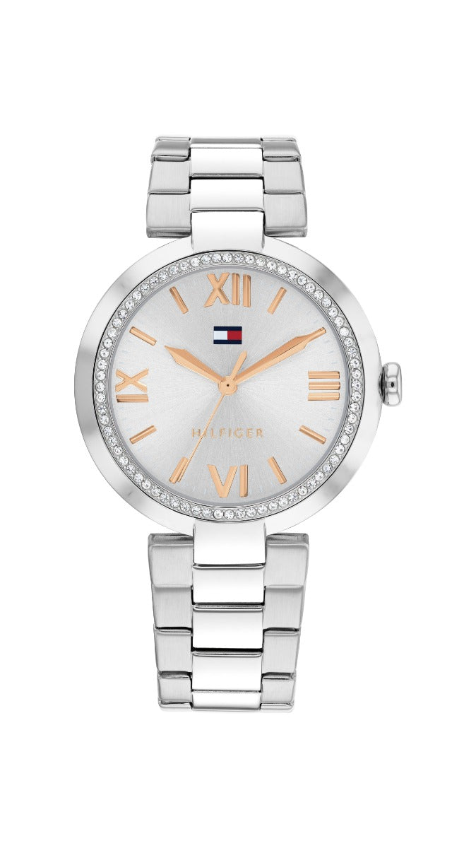 Gwylio Merched Alice Tommy Hilfiger gydag Wyneb Arian 1782681