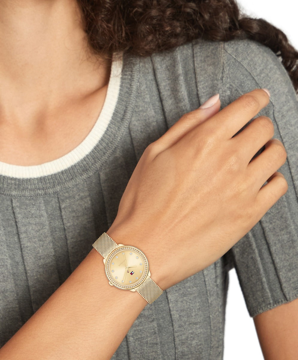 Tommy Hilfiger Demi Ladies Watch with Gold Dial 1782699