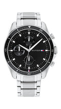 Gwylio Dynion Tommy Hilfiger Parker gyda Deial Du 1791835