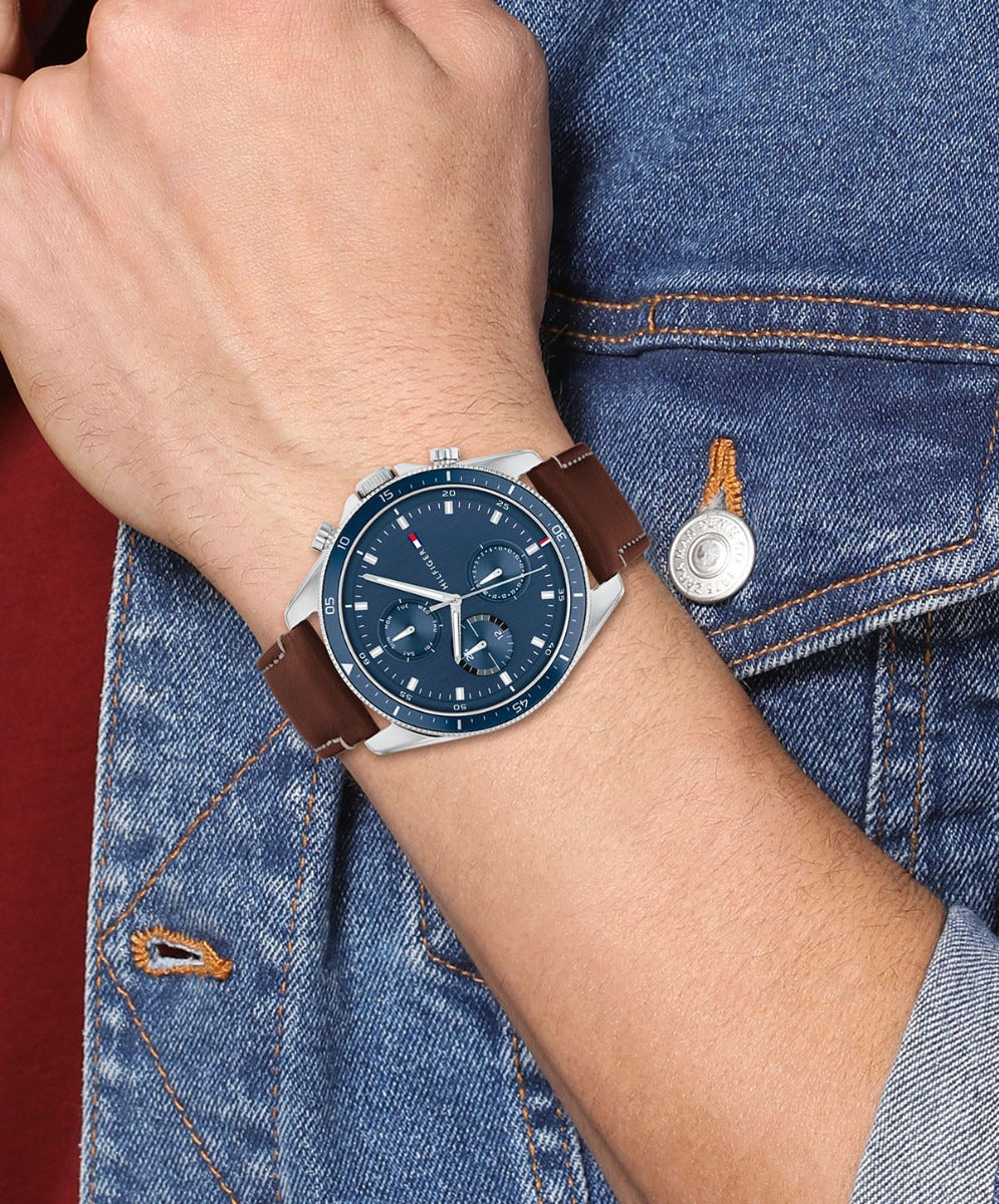 Tommy Hilfiger Parker Mens Watch with Blue Dial 1791837