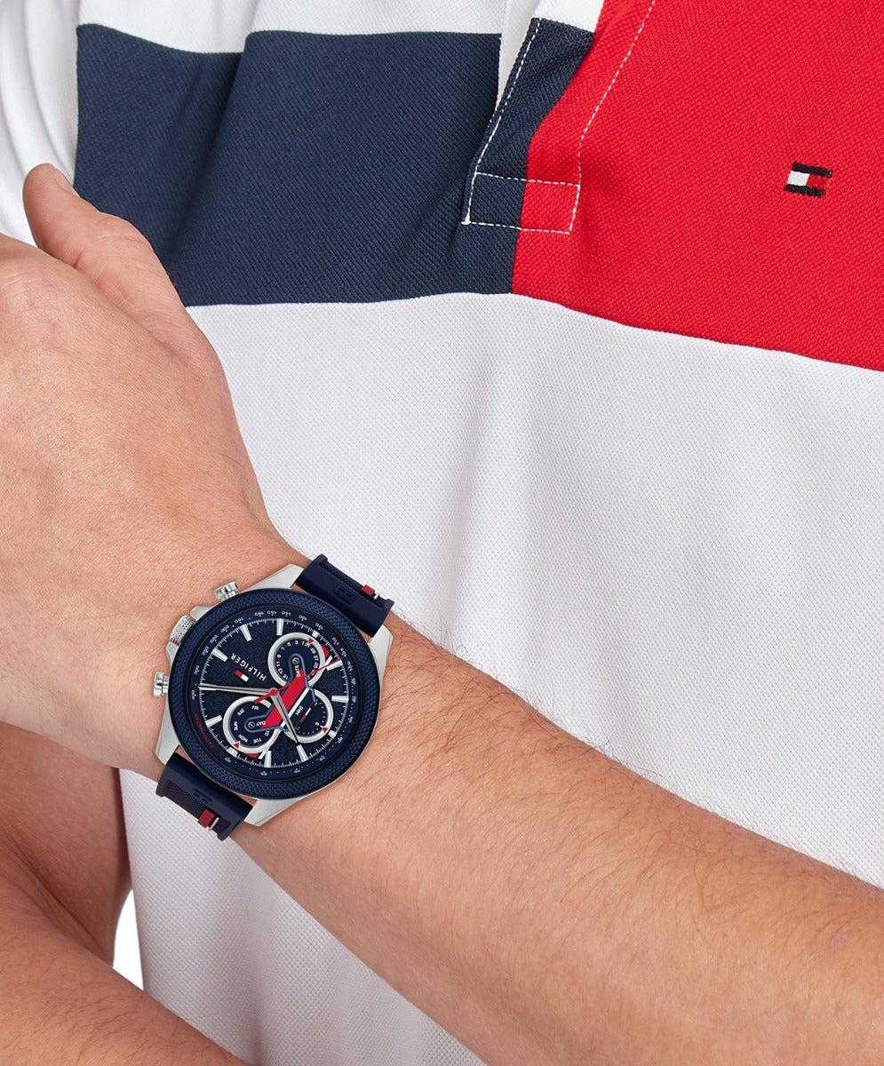 Tommy Hilfiger Clark Men's Watch with Blue Dial 1792083