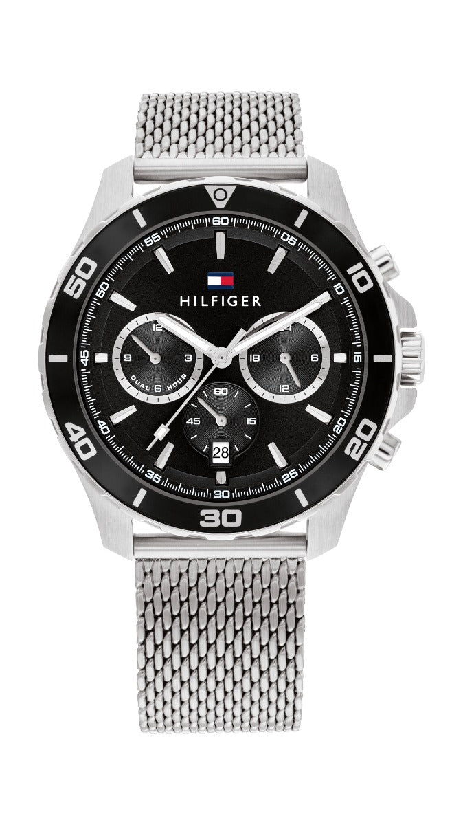 Tommy Hilfiger Jordan Mens Watch with Black Dial 1792092