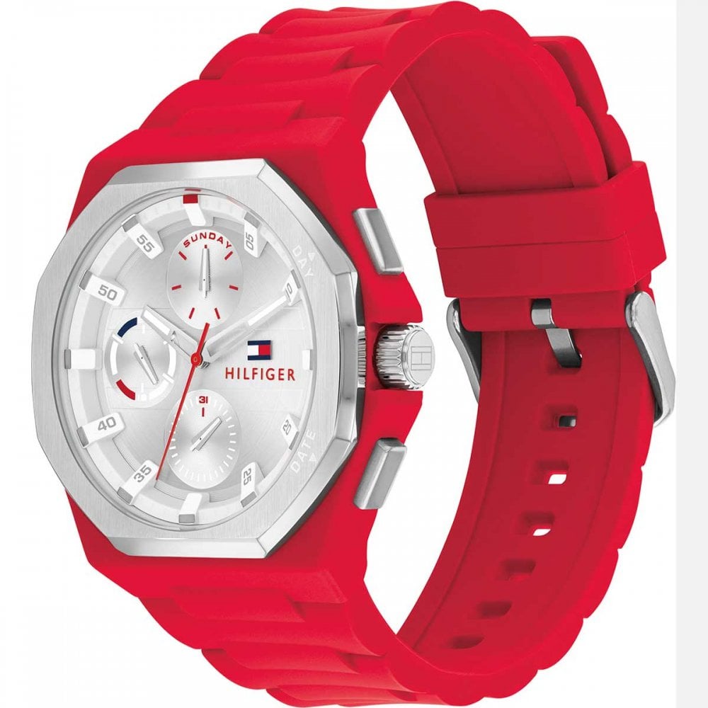 Tommy Hilfiger Neo Mens Watch with Silver Dial 1792123