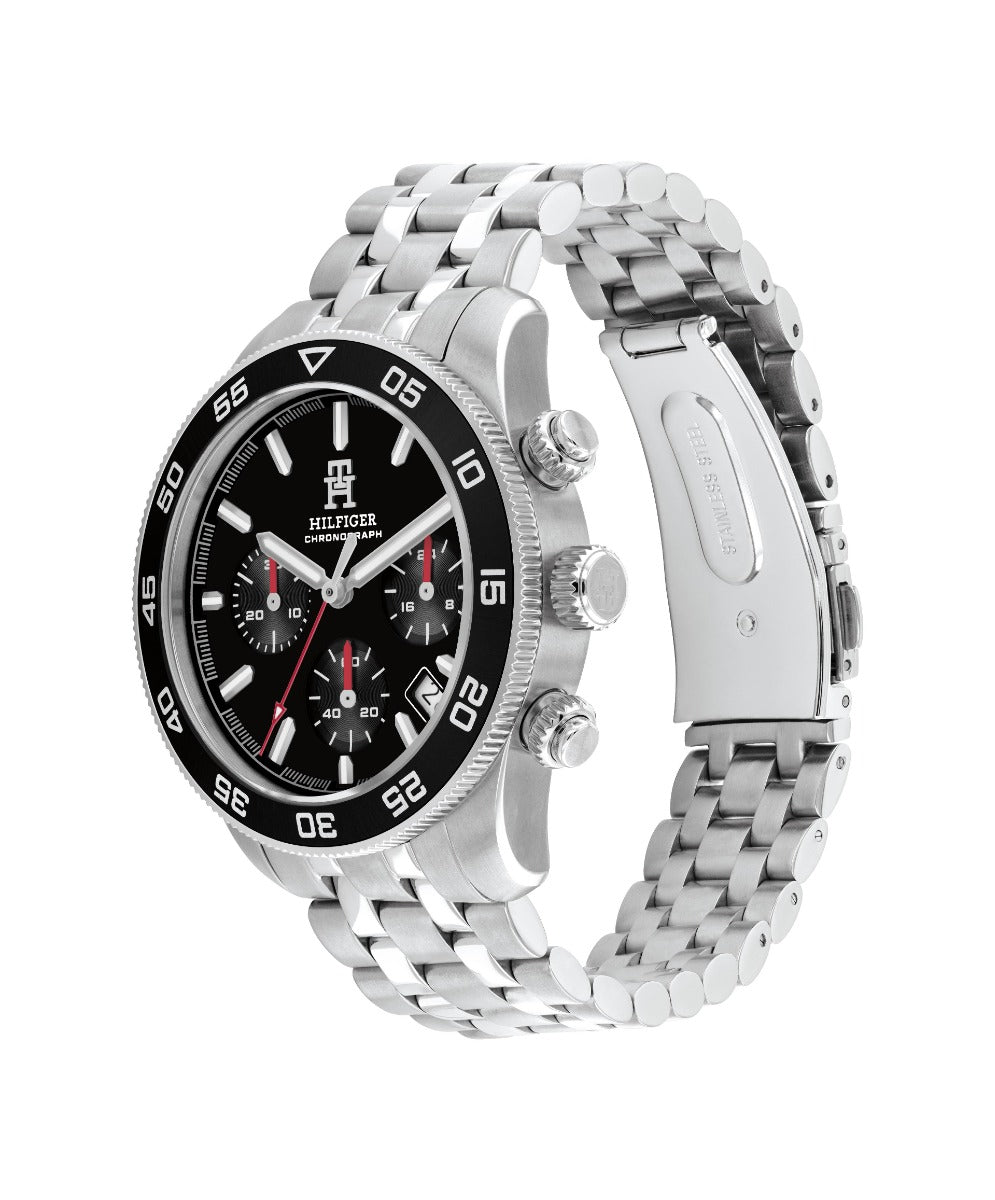 Tommy Hilfiger TH 85 Mens Chronograph Watch with Black Dial 1792156