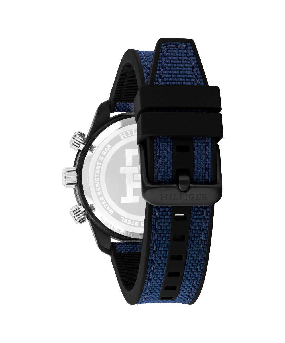 Tommy Hilfiger TH85 Mens Watch with Blue Dial and Blue Strap 1792183