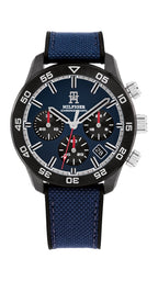 Tommy Hilfiger TH85 Mens Watch with Blue Dial and Blue Strap 1792183