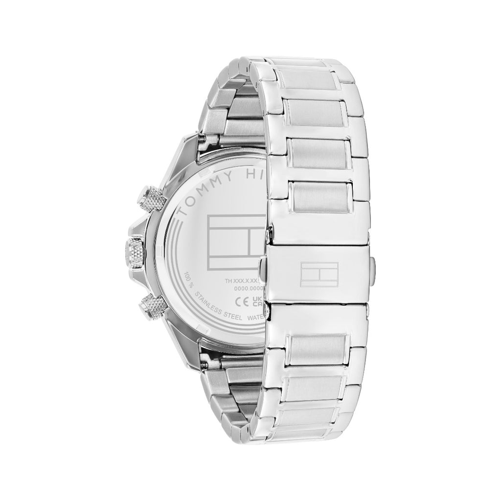 Tommy Hilfiger Clark Mens Watch with Green Dial and Silver Strap 1792211