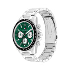 Tommy Hilfiger Clark Mens Watch with Green Dial and Silver Strap 1792211
