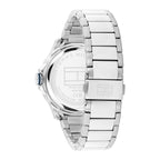Gwylio Dynion Tommy Hilfiger Remy gyda Deial Glas a Strap Arian 1792229