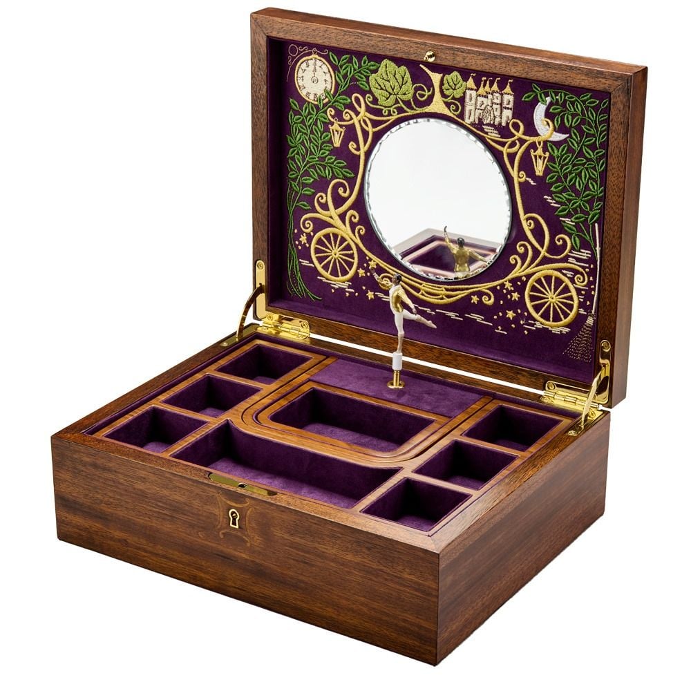 Wolf Cinderella Ballet Musical Jewellery Box 190117